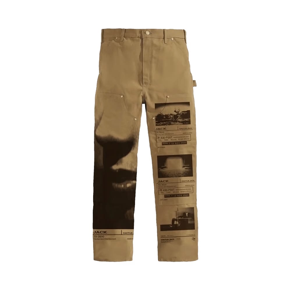 Cactus Jack by Travis Scott x PlayStation System Work Pants Tan