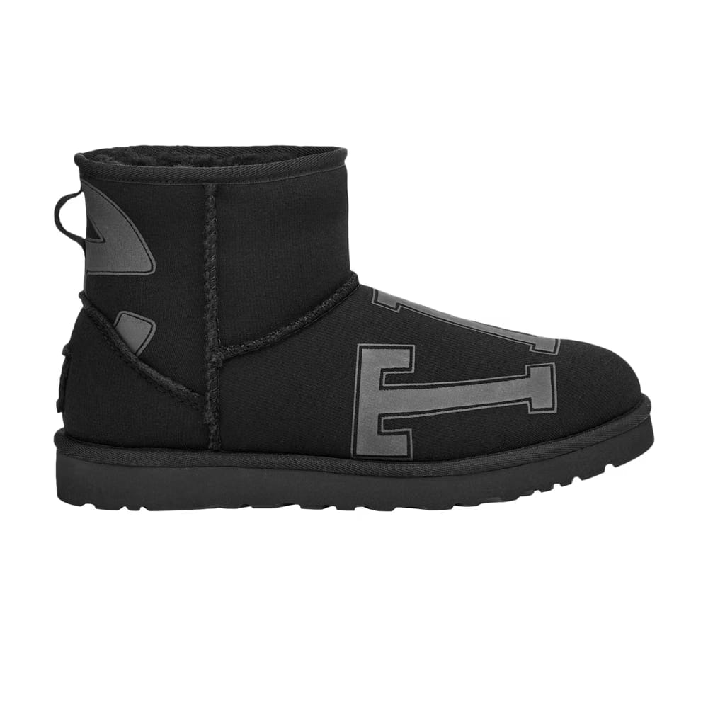 Telfar x UGG Fleece Mini Boot Black