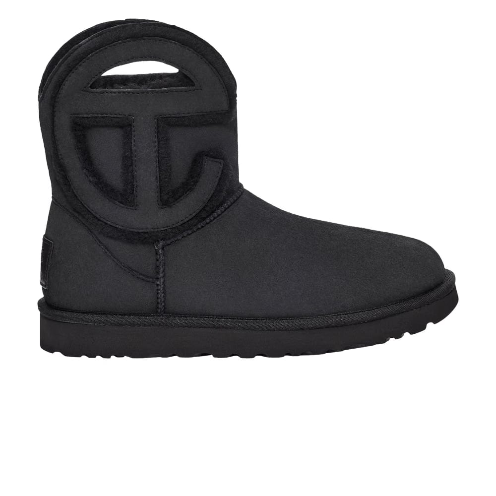 UGG Telfar x Logo Mini Boot Black