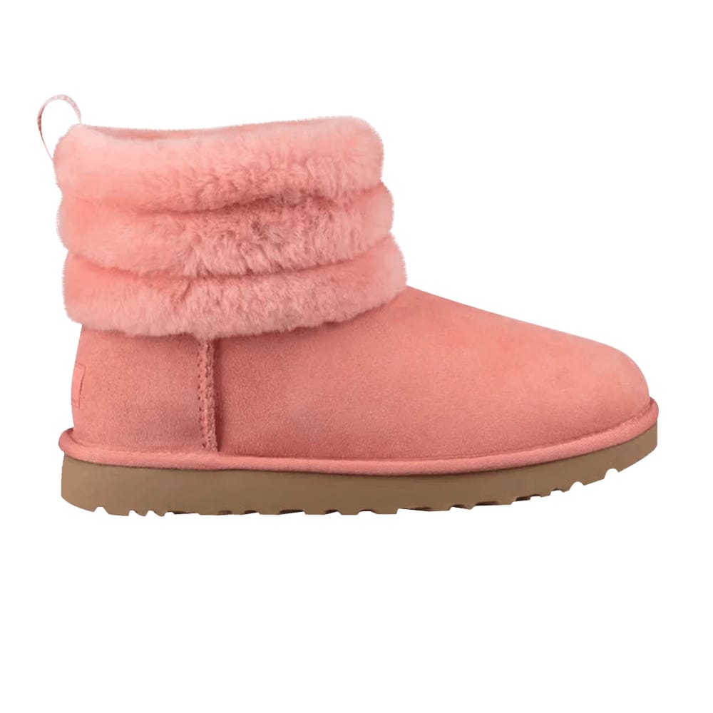 UGG Wmns Classic Mini Fluff Quilted Boot 'Lined Pink'