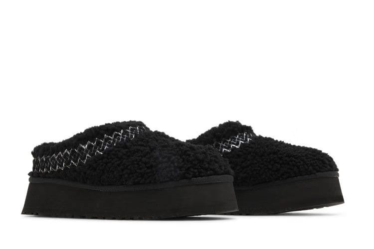 UGG Wmns Tazz Braid Slipper 'Black'