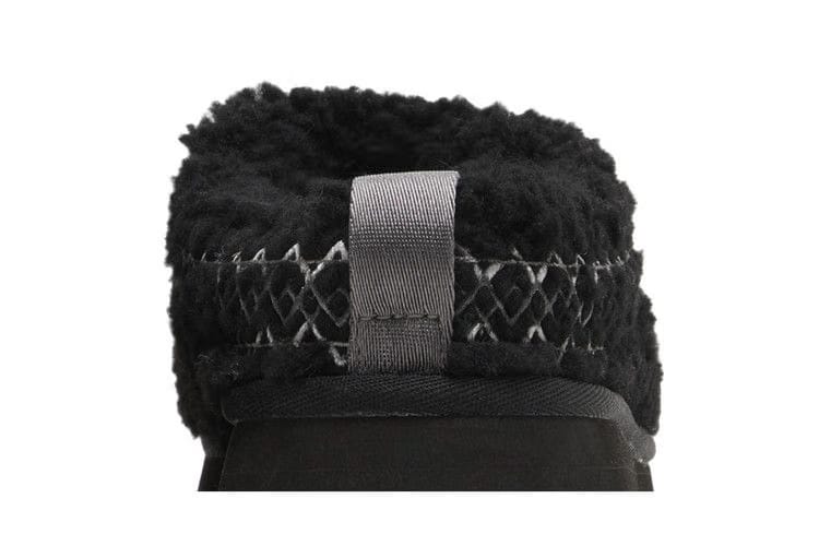 UGG Wmns Tazz Braid Slipper 'Black'