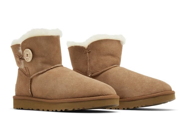 UGG Wmns Mini Bailey Button 2 Boot 'Chestnut'