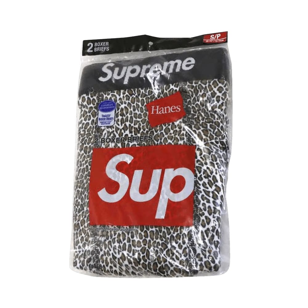 Supreme x Hanes Leopard Boxer Briefs (2 Pack) Leopard