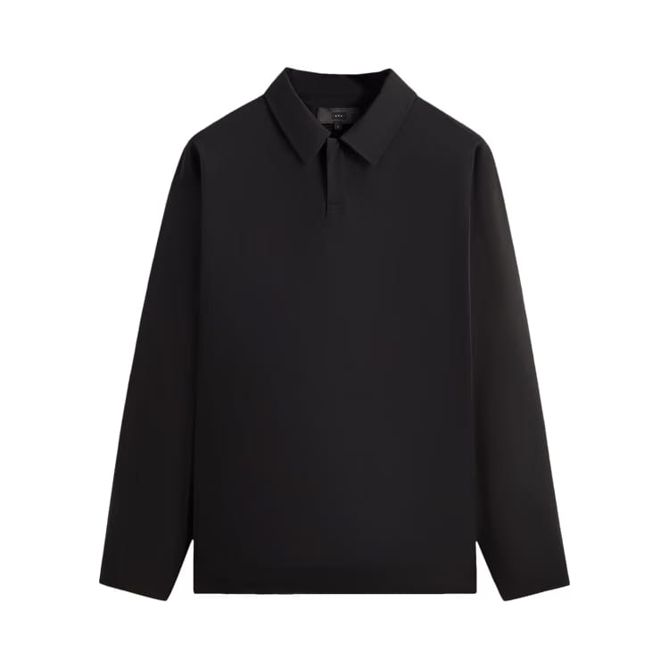 Kith 101 Kayson Snap Front Polo Black