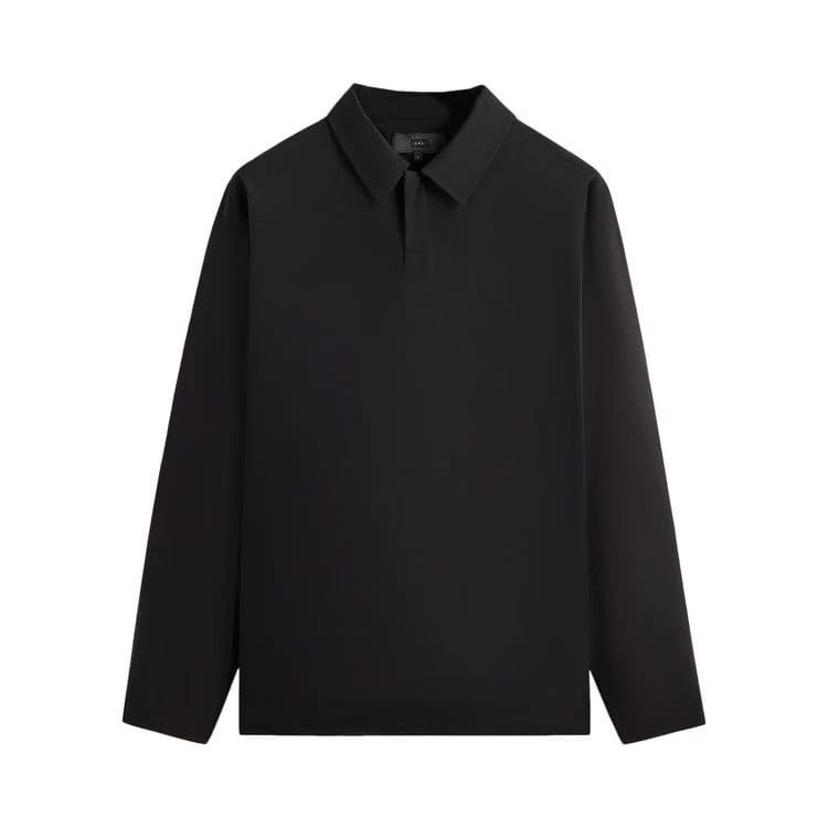 Kith 101 Kayson Snap Front Polo Black