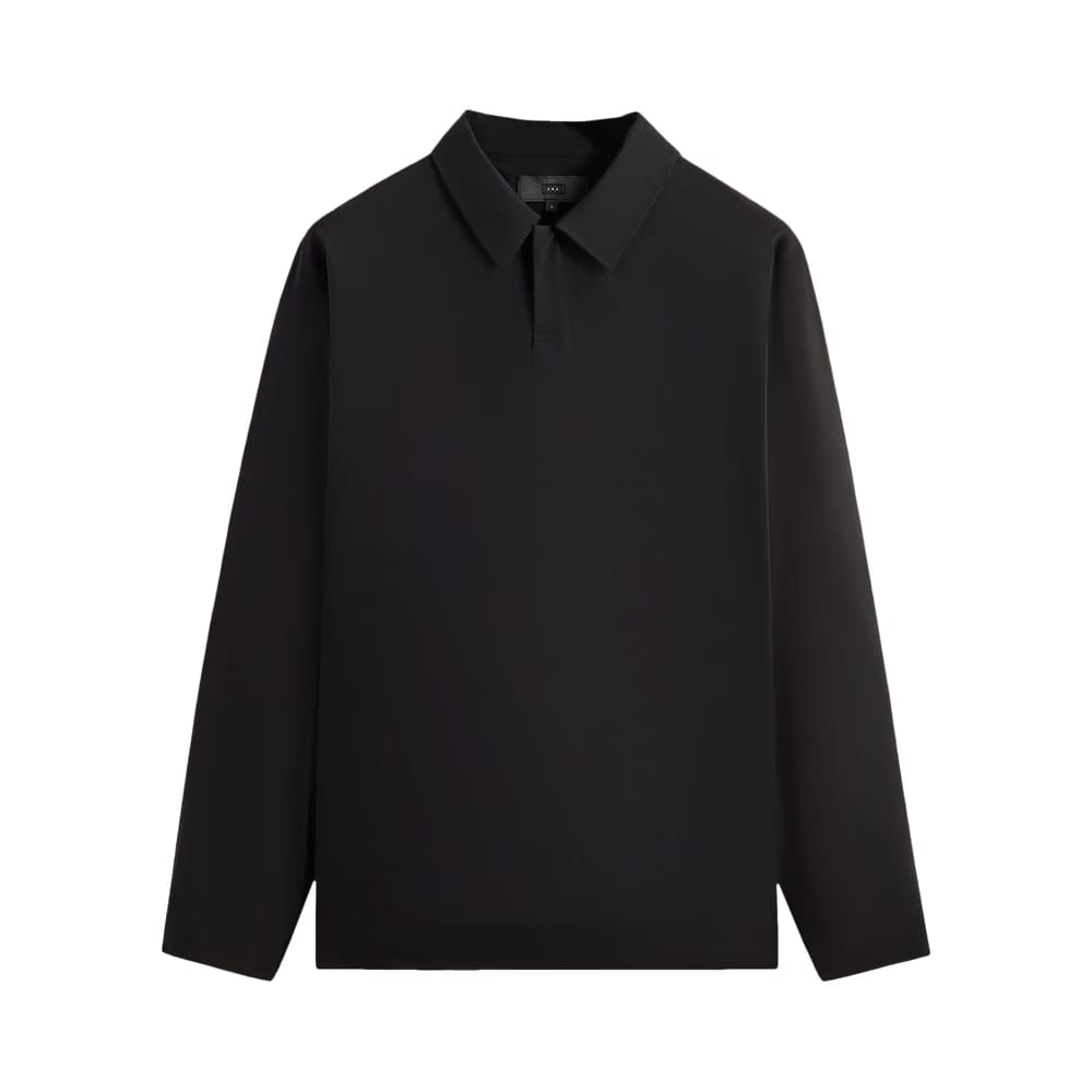 Kith 101 Kayson Snap Front Polo Black