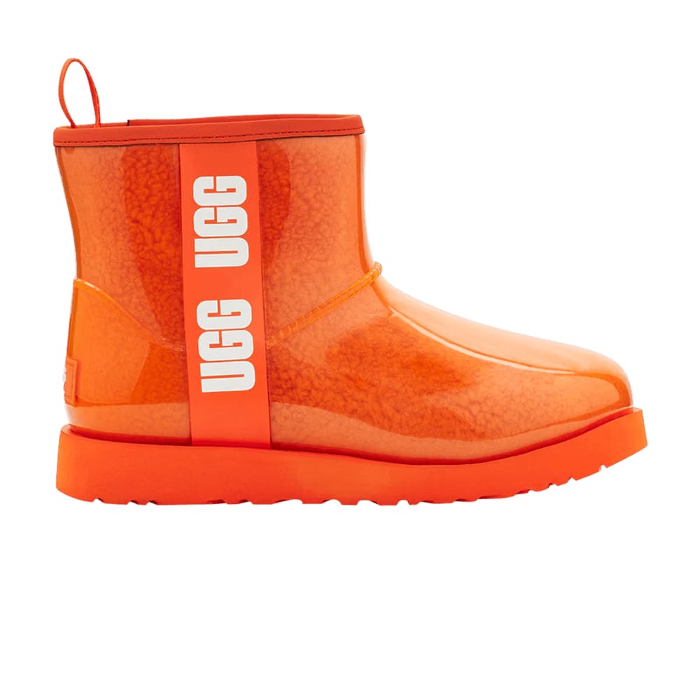 UGG Classic Clear Mini II Boot Kids Orange Soda