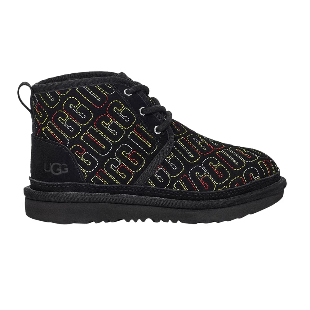 UGG Neumel II Boot Kids Graphic Stitch - Black