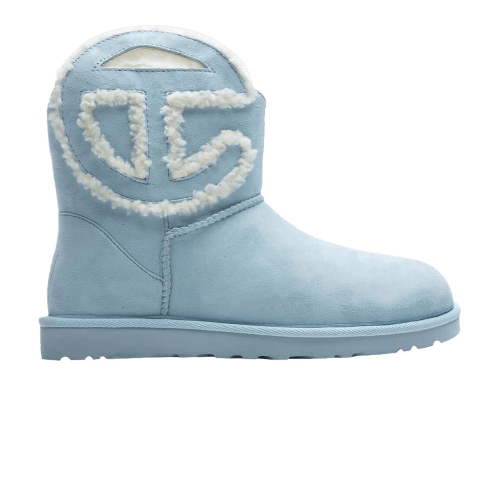 Telfar x UGG Logo Mini Boot Blue