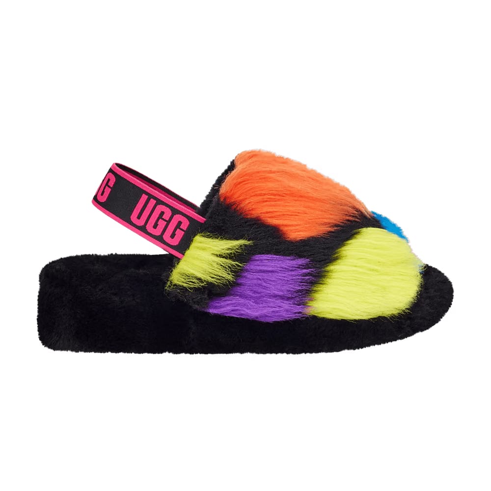 UGG Wmns Fluff Yeah Slide 'Party Spots'