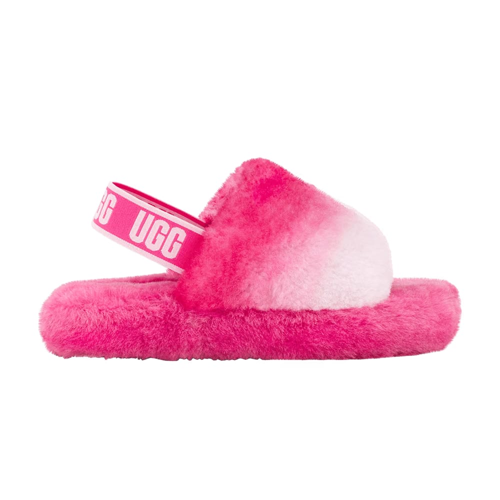 UGG Fluff Yeah Slide Kids Gradient Pink Combo