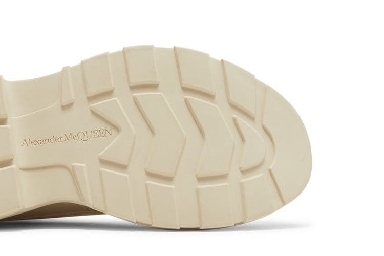 Alexander McQueen Tread Slick Boot Beige Leather