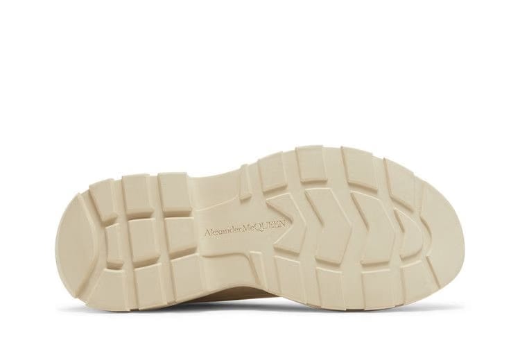 Alexander McQueen Tread Slick Boot Beige Leather