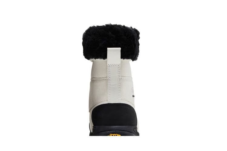 UGG Butte Waterproof Leather Snow Boot White Black