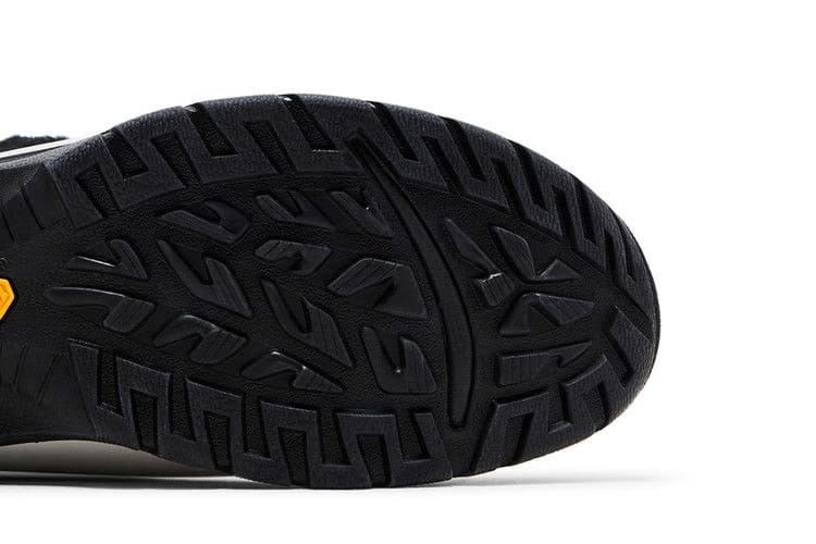 UGG Butte Waterproof Leather Snow Boot White Black