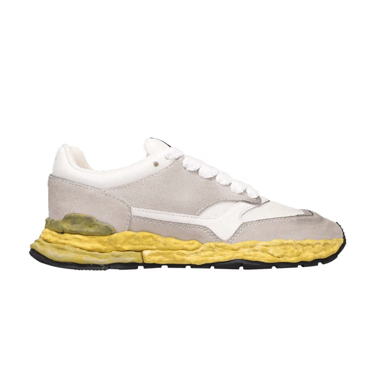 Maison Mihara Yasuhiro George OG Sole Mixed Material Low White Yellow
