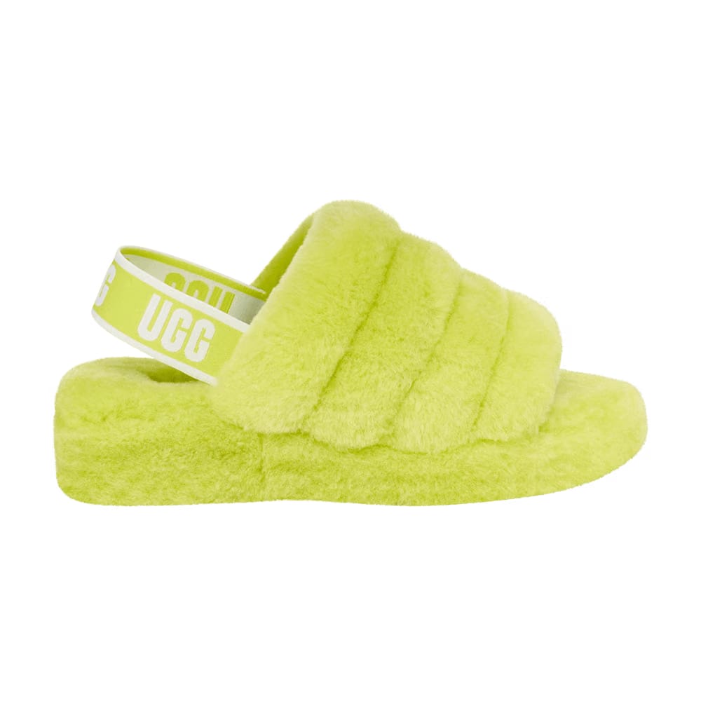 UGG Wmns Fluff Yeah Slide 'Key Lime'