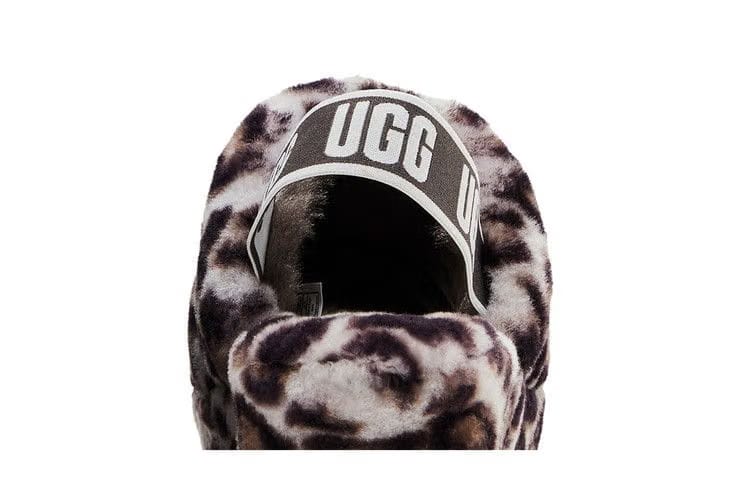 UGG Wmns Fluff Yeah Slide 'Panther Print - Stormy Grey'
