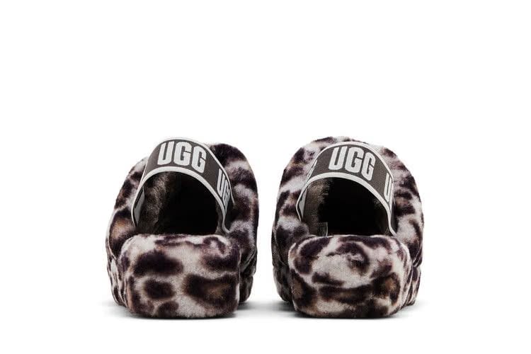 UGG Wmns Fluff Yeah Slide 'Panther Print - Stormy Grey'
