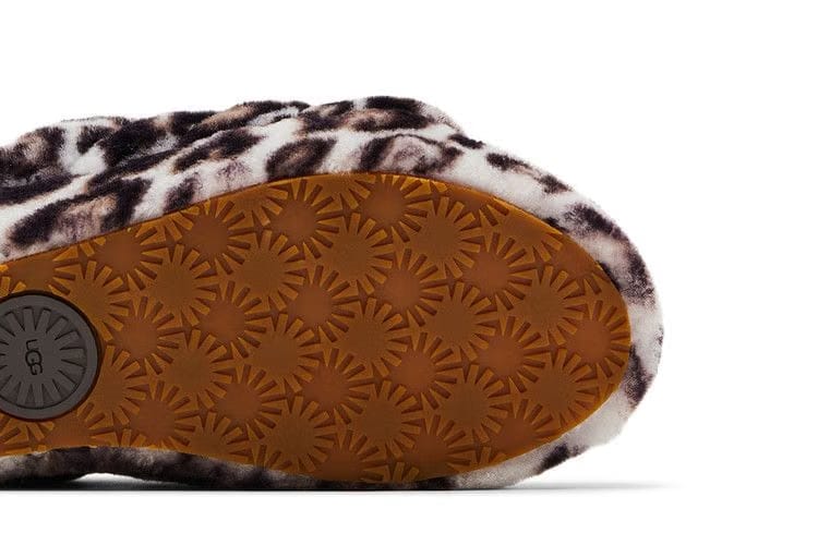 UGG Wmns Fluff Yeah Slide 'Panther Print - Stormy Grey'