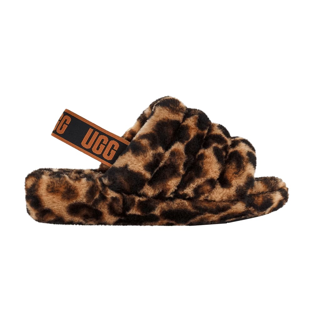UGG Wmns Fluff Yeah Slide 'Panther Print - Butterscotch'