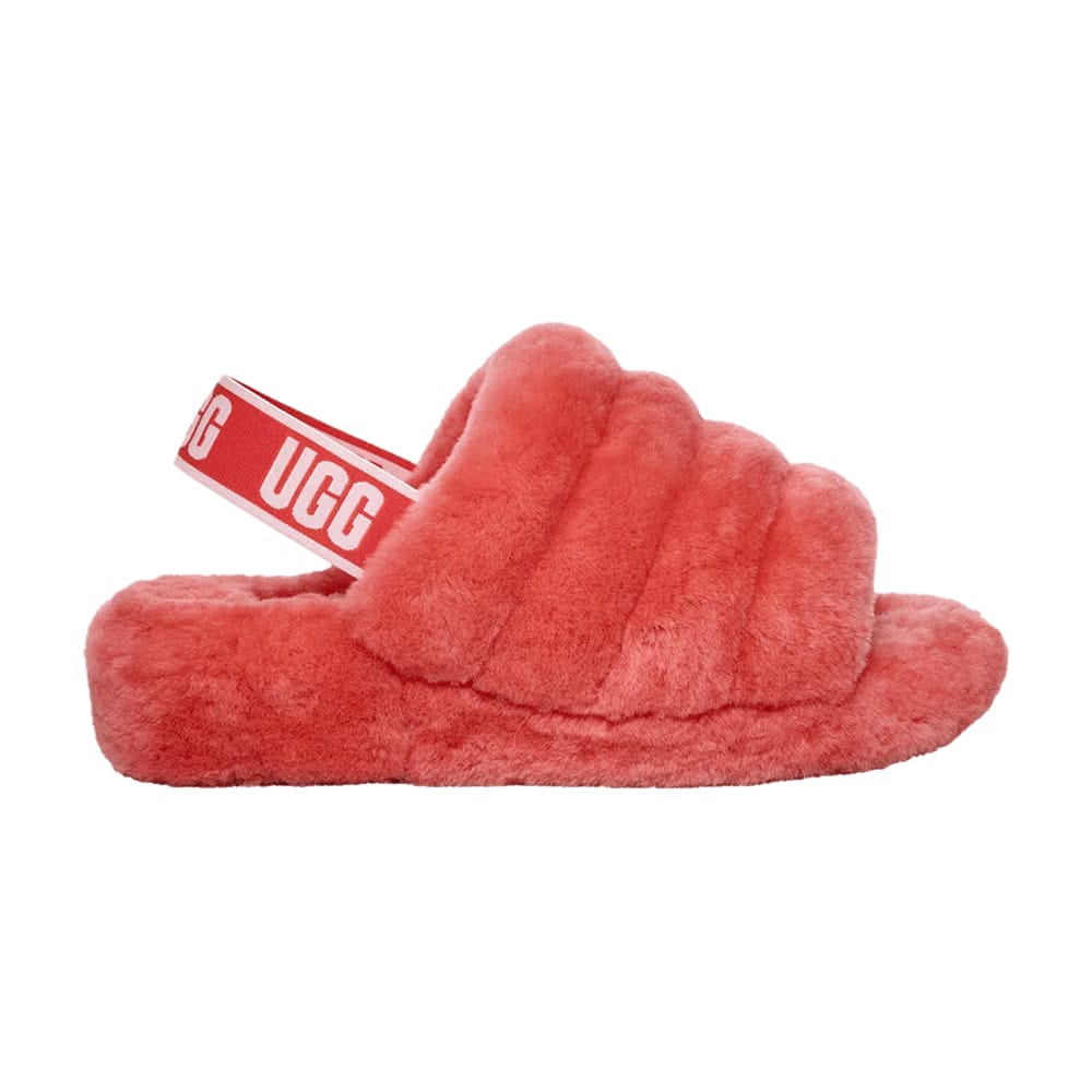 UGG Wmns Fluff Yeah Slide 'Neon Coral'