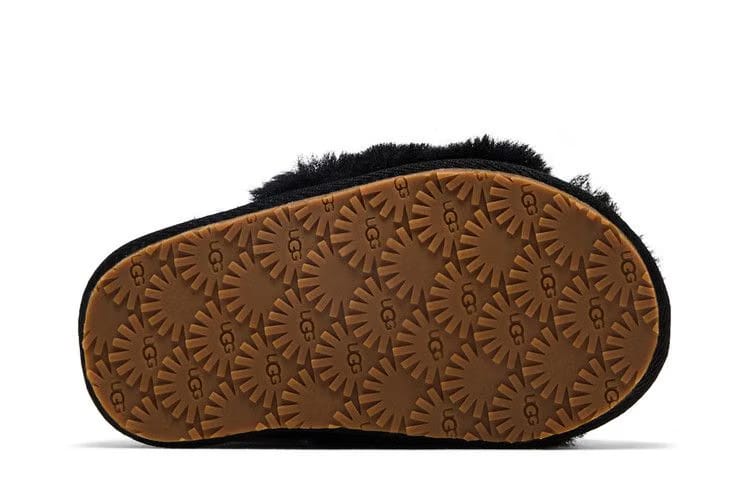 UGG Fluff Yeah Slide Toddler Black