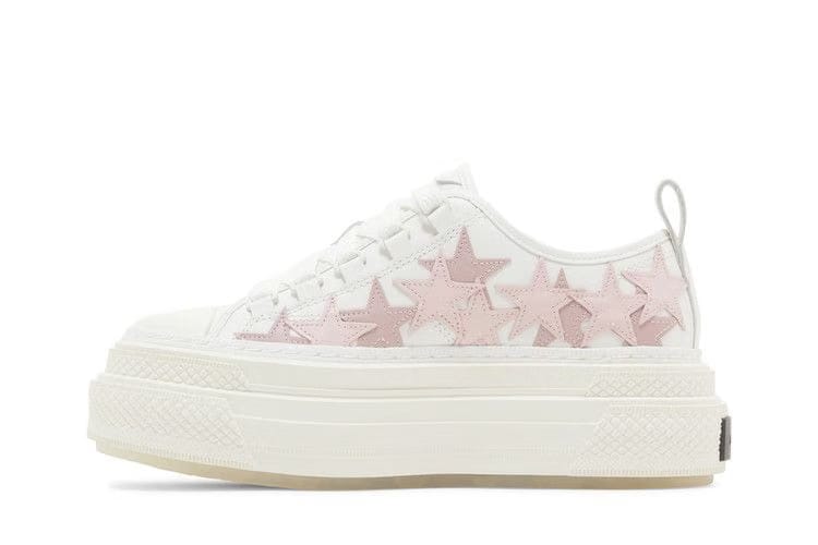 Amiri Wmns Stars Platform Court Low 'White Pink'