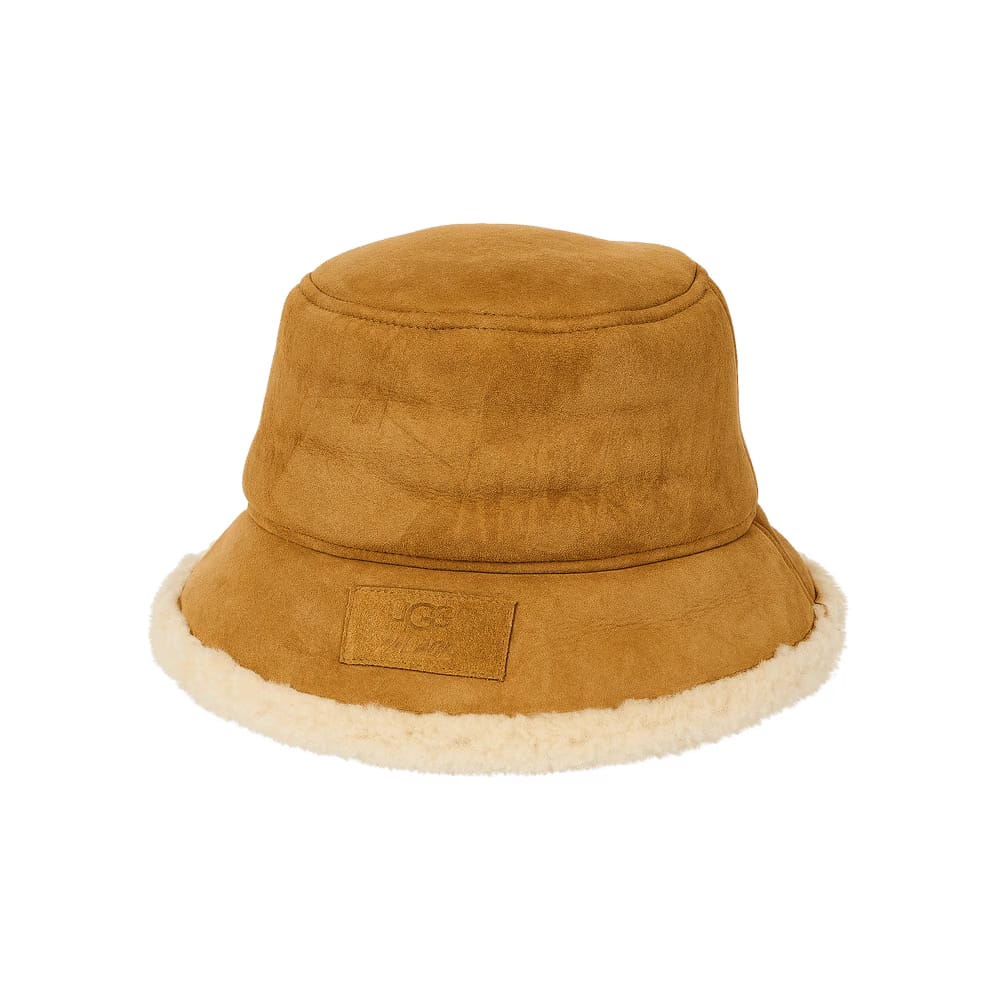 Palace x Ugg Shearling Bucket Hat Chestnut