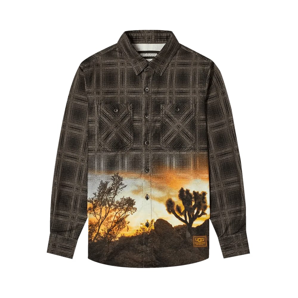 Neighborhood x UGG Lumbers Shirt Grey