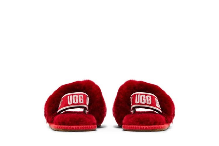 UGG Fluff Yeah Slide Toddler Ribbon Red