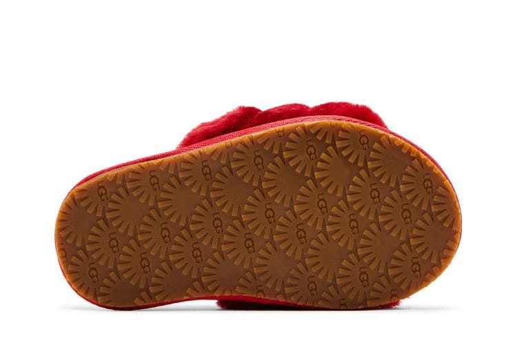 UGG Fluff Yeah Slide Toddler Ribbon Red