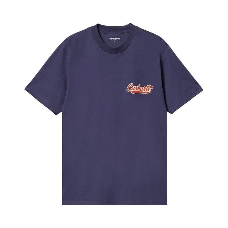 Carhartt WIP Shorts-Sleeve Spill T-Shirt Aura
