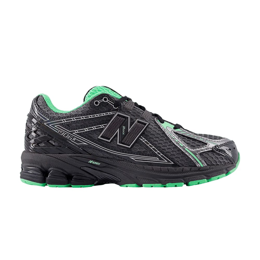 New Balance 1906R Big Kid Dark Silver Metallic Lab Green