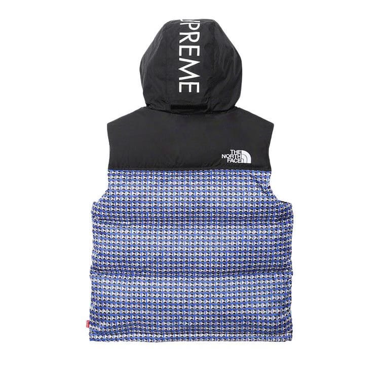 Supreme x The North Face Studded Nuptse Vest Royal