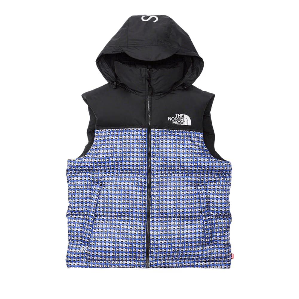 Supreme x The North Face Studded Nuptse Vest Royal