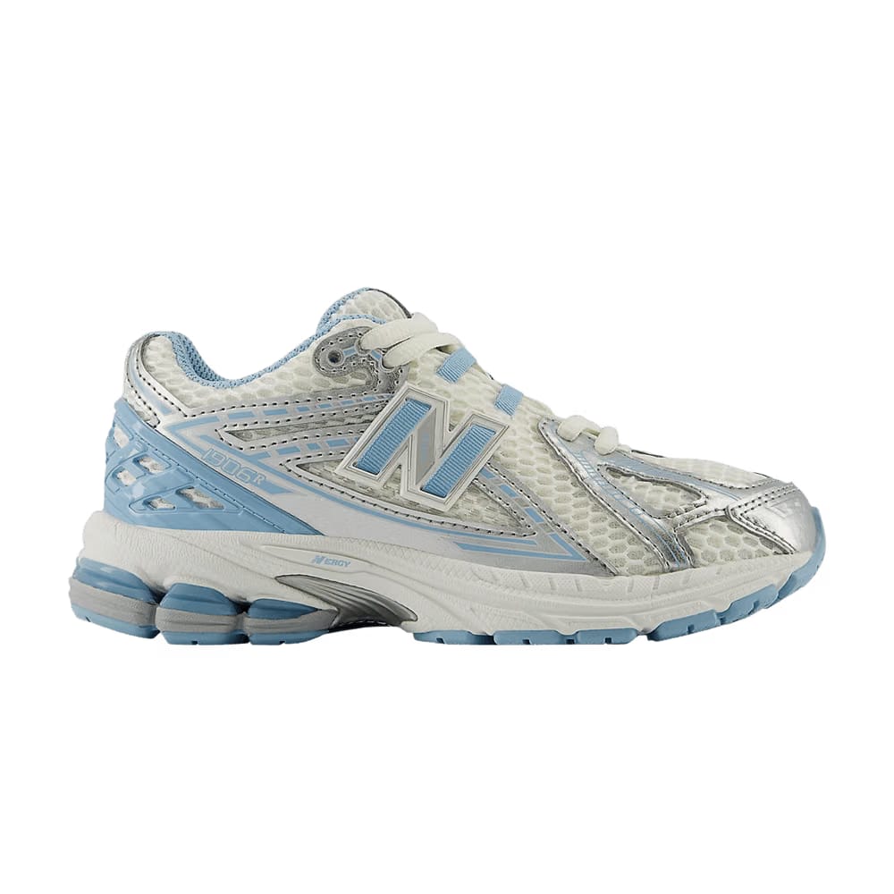 New Balance 1906R Little Kid Wide Silver Metallic Chrome Blue