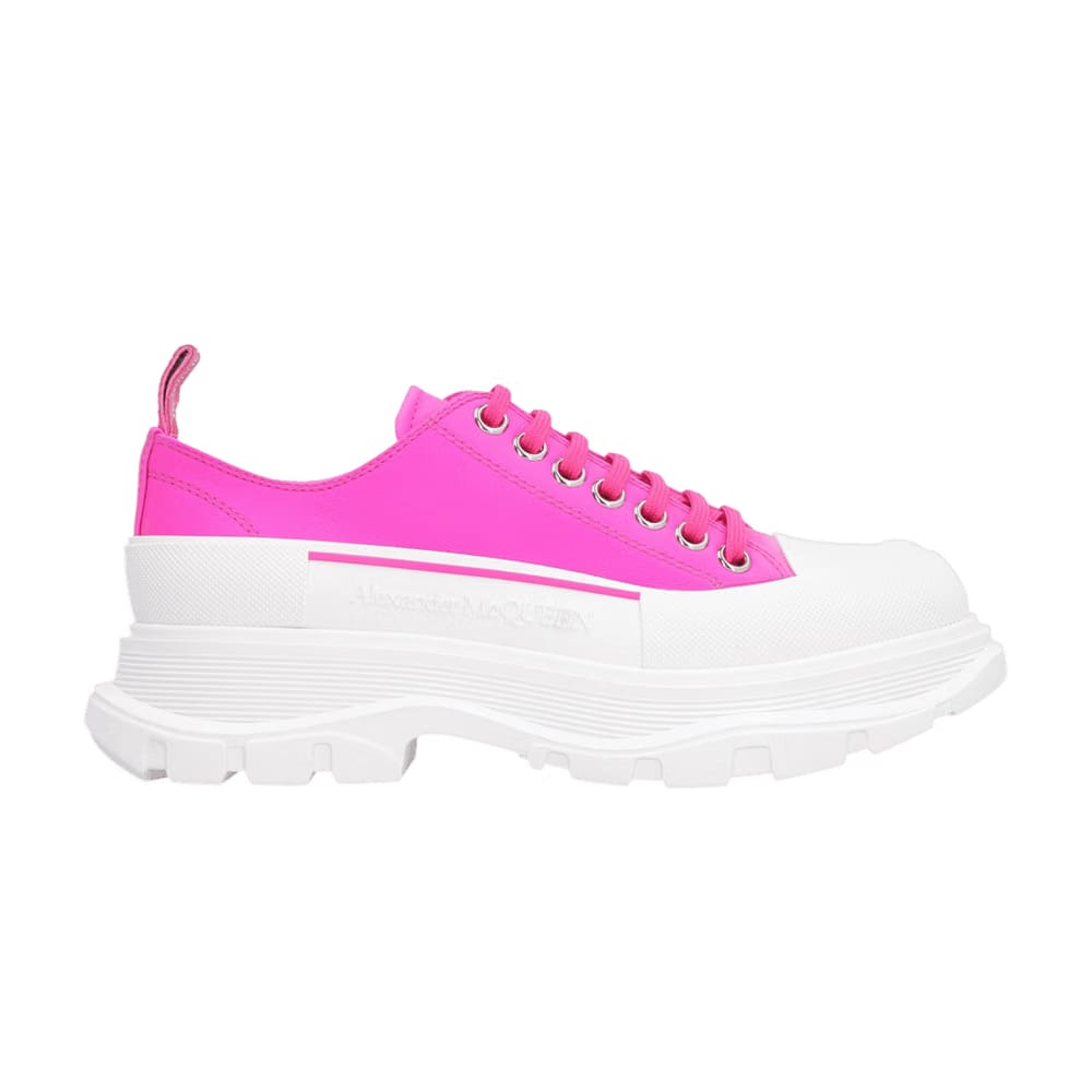 Alexander McQueen Wmns Tread Slick Lace Up 'Fuchsia'