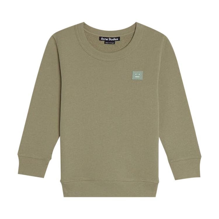 Acne Studios Kids Crewneck Sweatshirt Eucalyptus Green