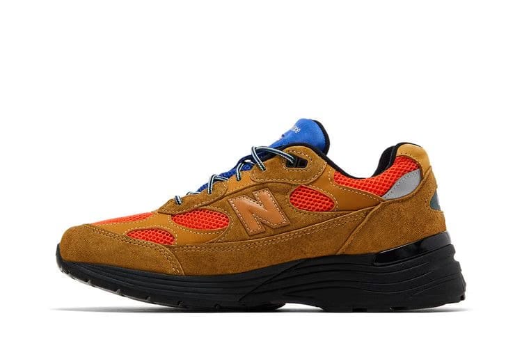 Action Bronson x New Balance 992 Made in USA Tan Orange Blue