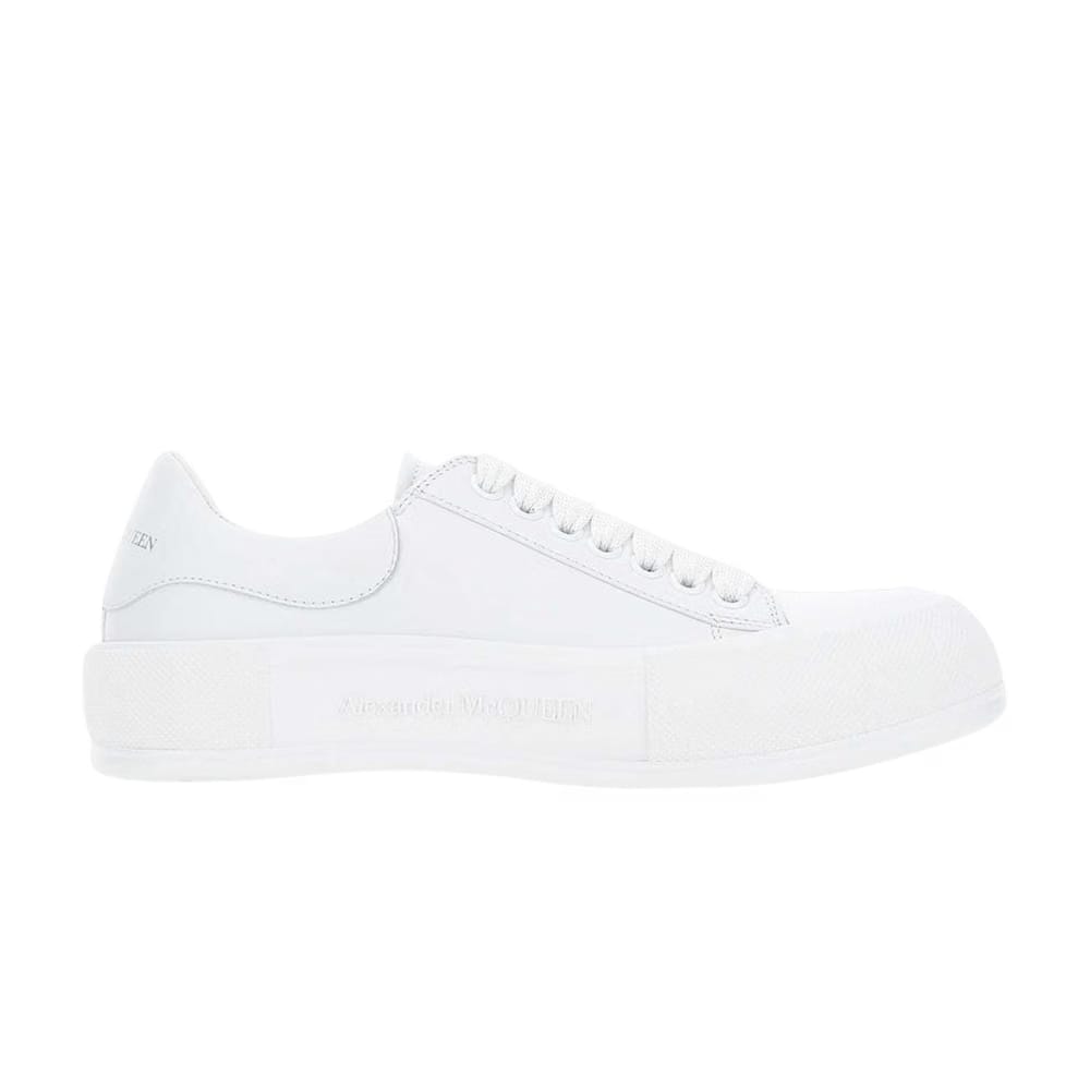 Alexander McQueen Deck Lace Plimsoll Optic White