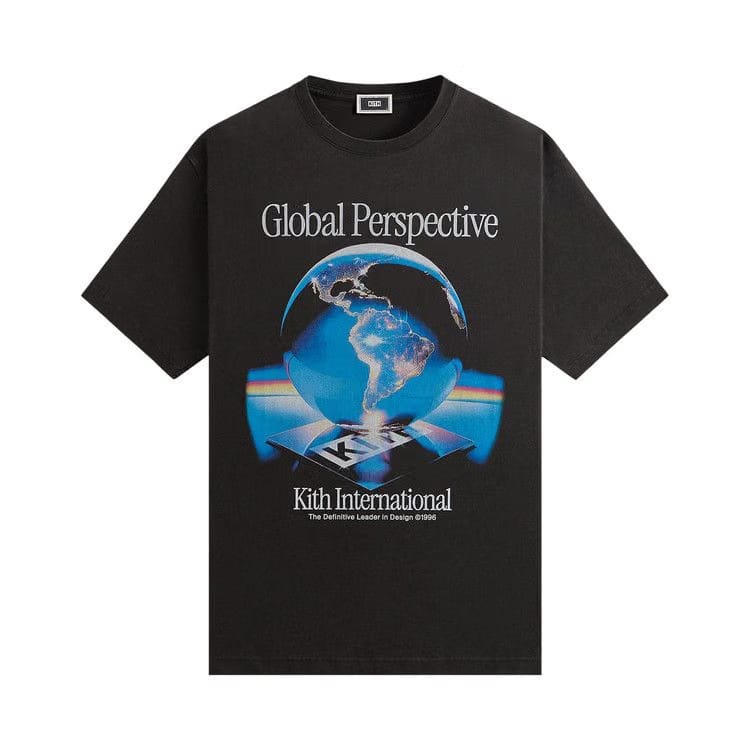 Kith Global Perspective Vintage T-Shirt Black