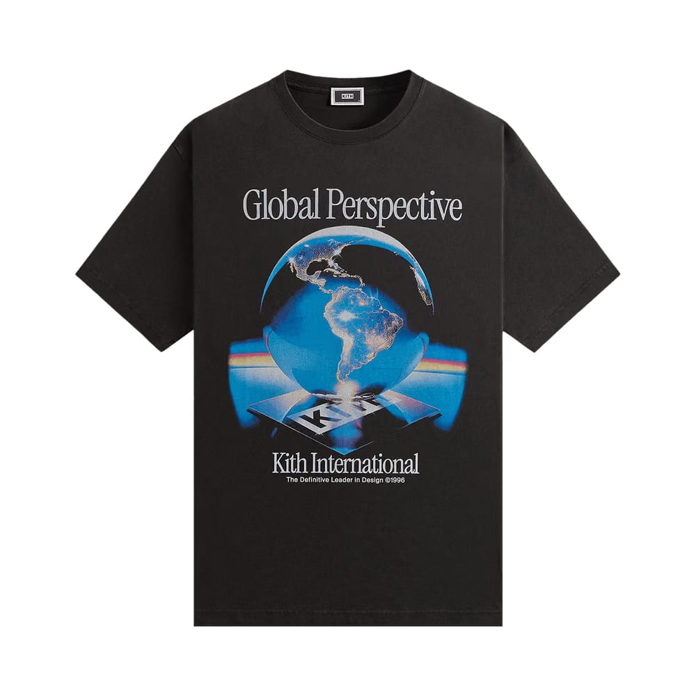 Kith Global Perspective Vintage T-Shirt Black