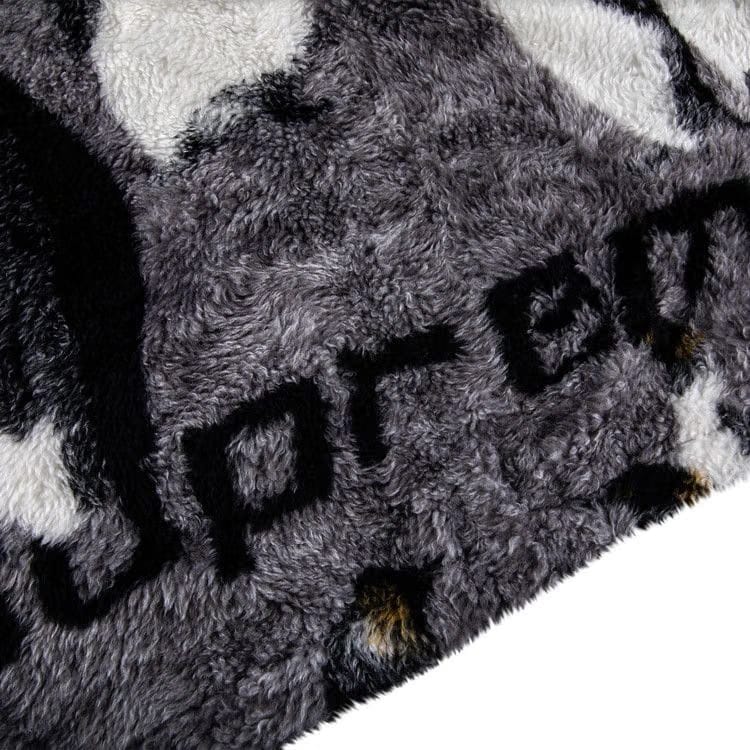 Supreme Penguins Hooded Fleece Jacket Black