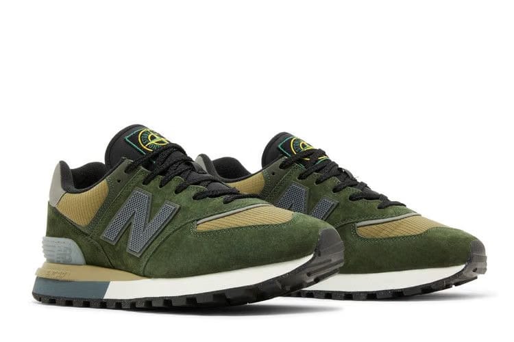 Stone Island x New Balance 574 Legacy Dark Green