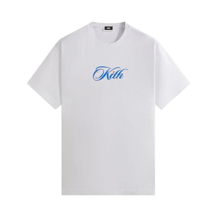 Kith Cursive Logo T-Shirt White