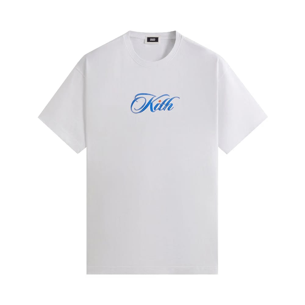 Kith Cursive Logo T-Shirt White