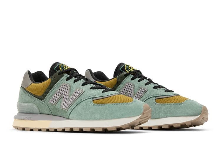 Stone Island x New Balance 574 Legacy Light Green