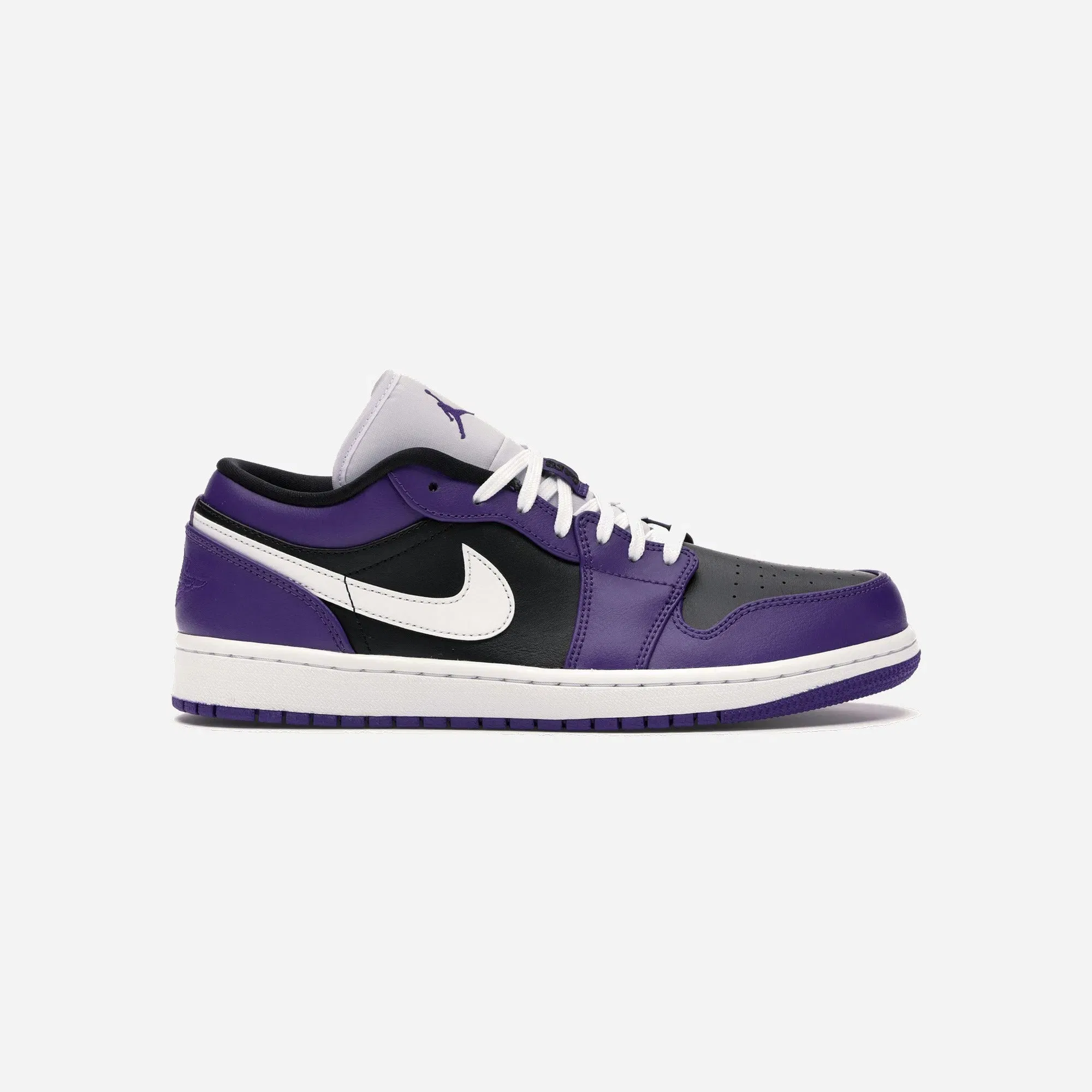 Jordan 1 Low Court Purple Black